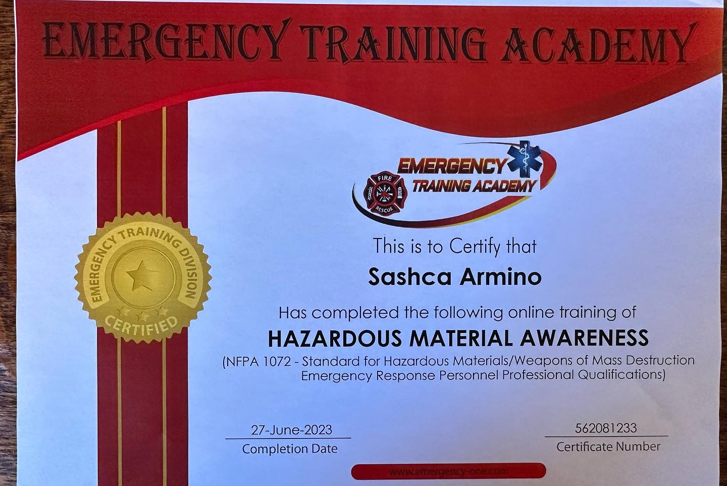 Congratulations to member of our team that have completed their first ...