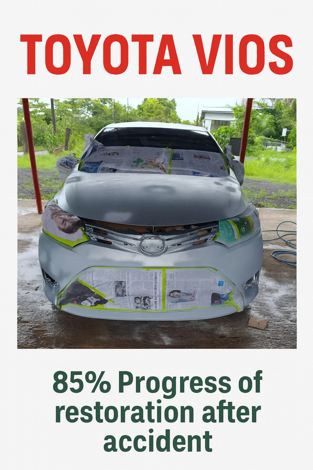 Pangpang - 🚗 Toyota Vios Restoration Update! We’re now at 85% progress ...