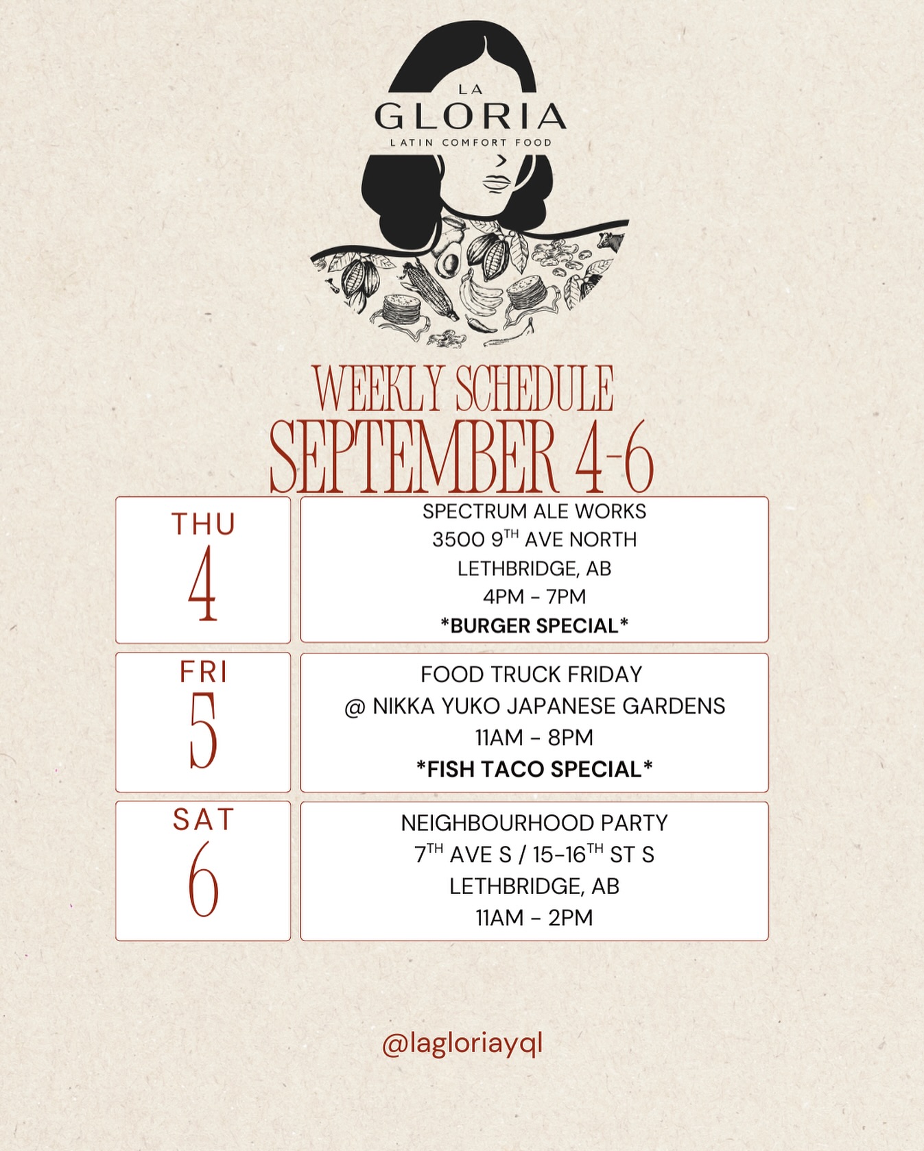 La - The weekly lineup and you don’t want to miss it 📍 Thursday, Sept 4 ...