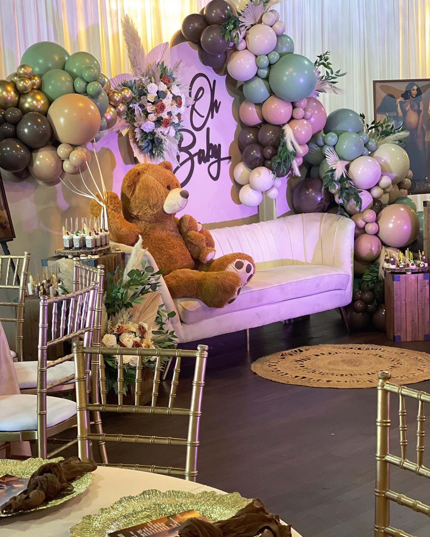 Boho Teddy Bear Baby Shower🧸🤍... - Skylark Events and Design | Facebook