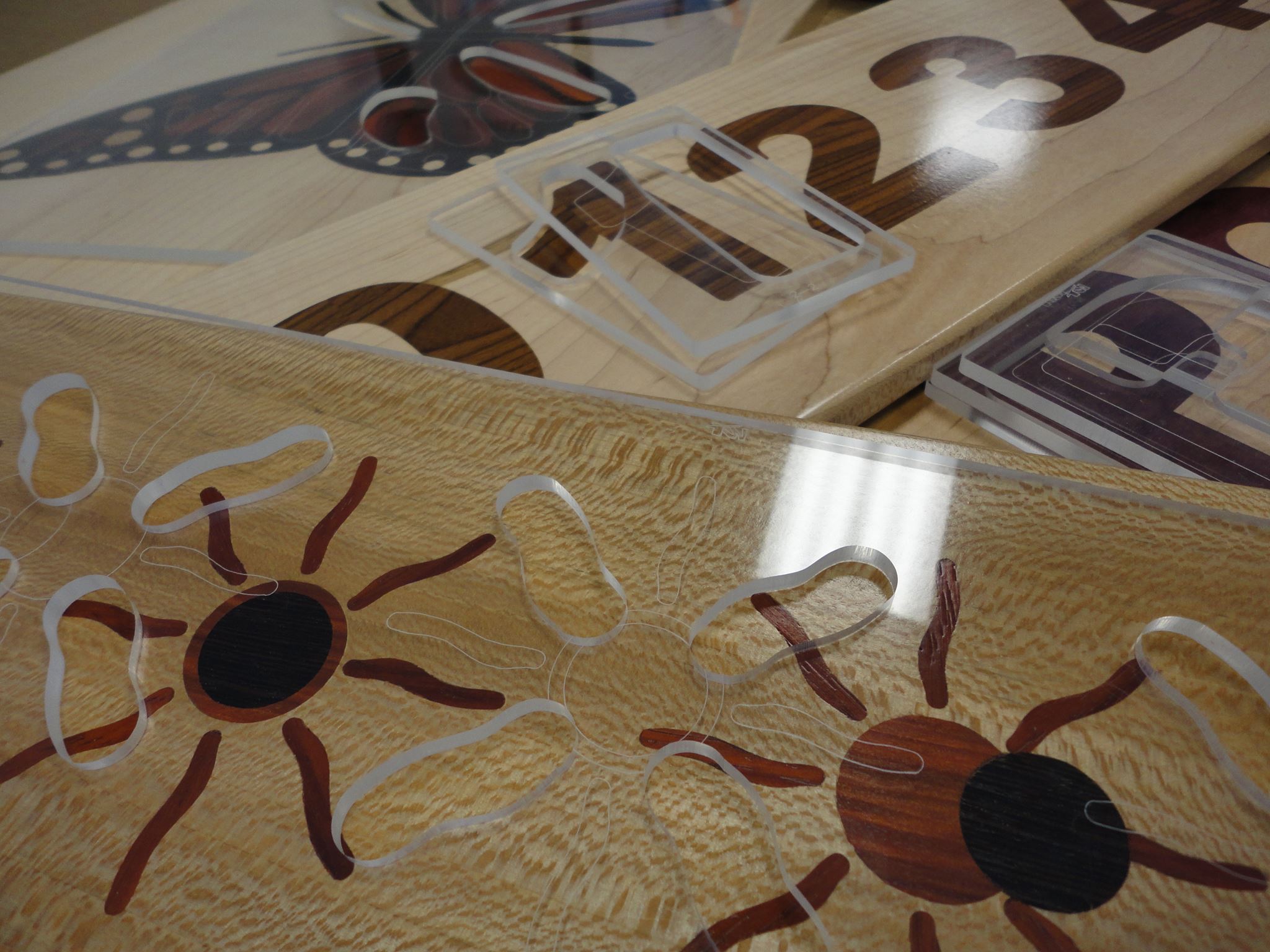 Multiple Layer Inlay Stencils