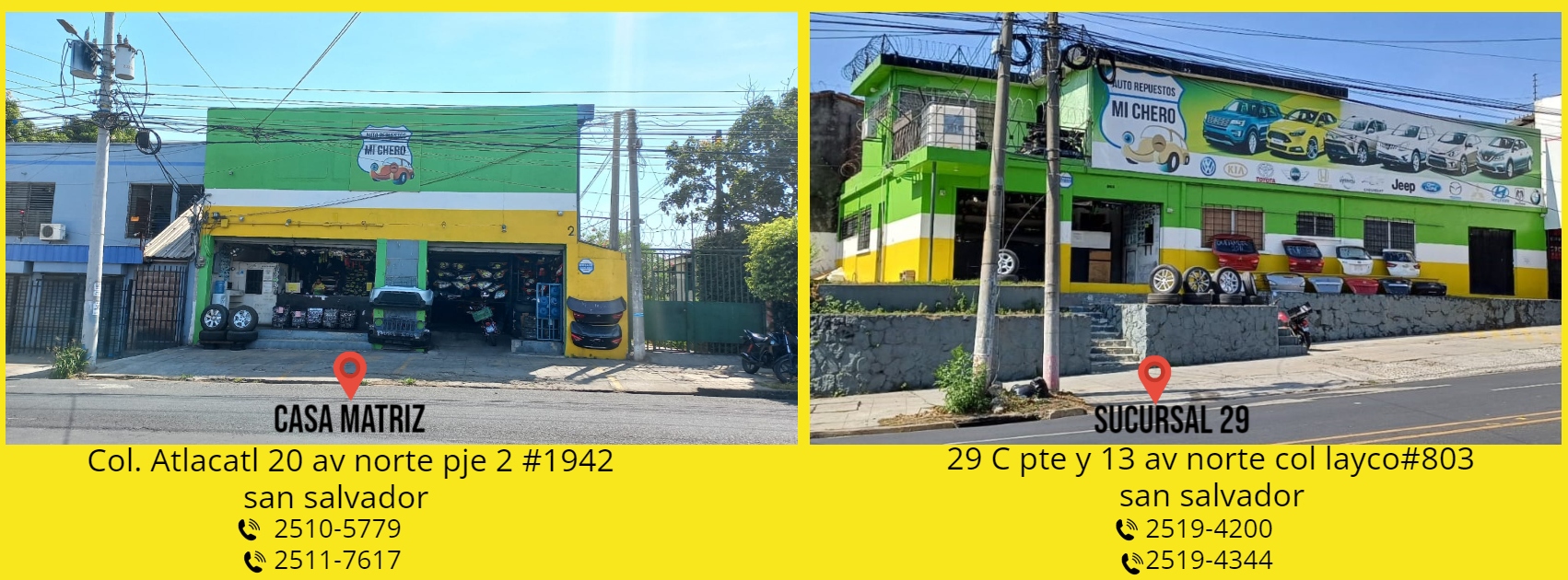 Auto Repuestos Mi Chero | San Salvador