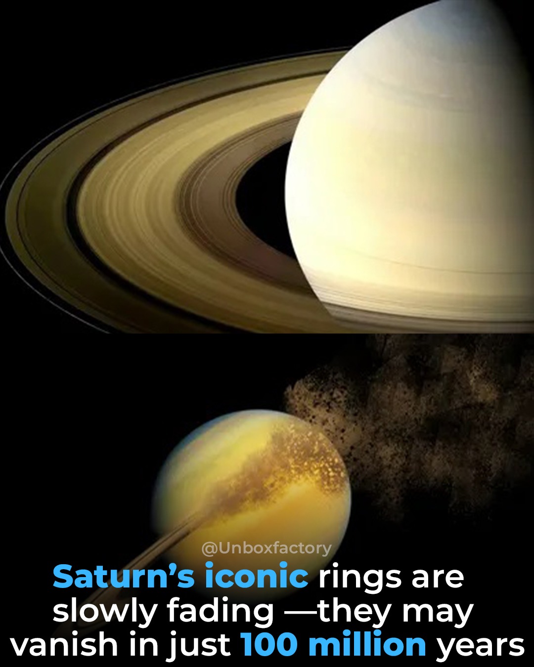 Unbox - Saturn’s iconic rings are slowly fading—they may vanish in just ...