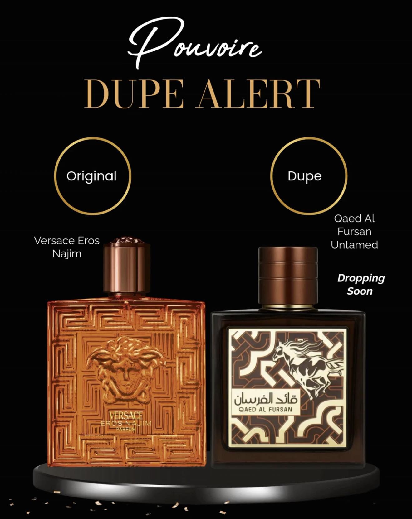 Versace Eros Najim dupe: Qaed Al Fursan Untamed fragrance