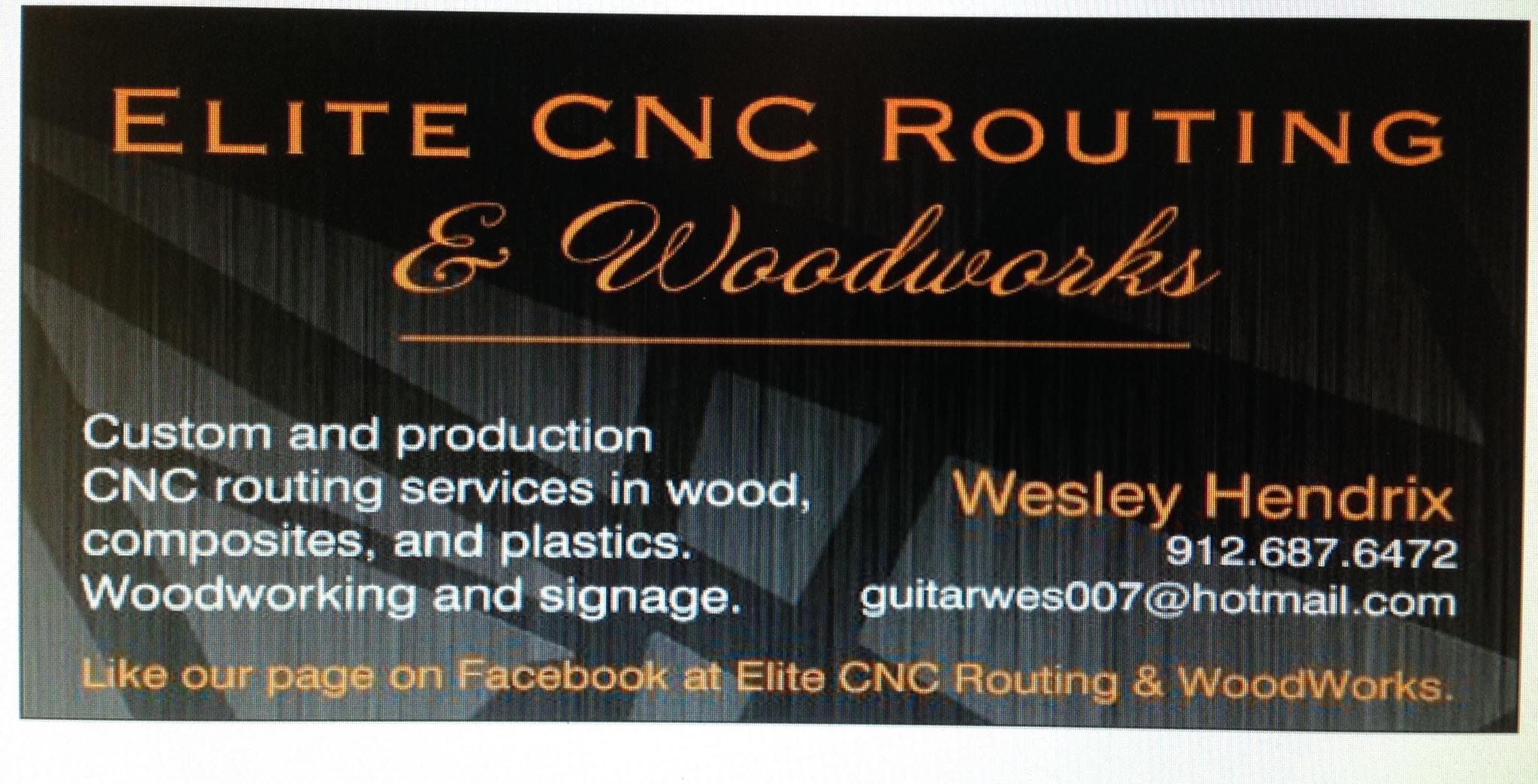 Elite CNC Routing & WoodWorks