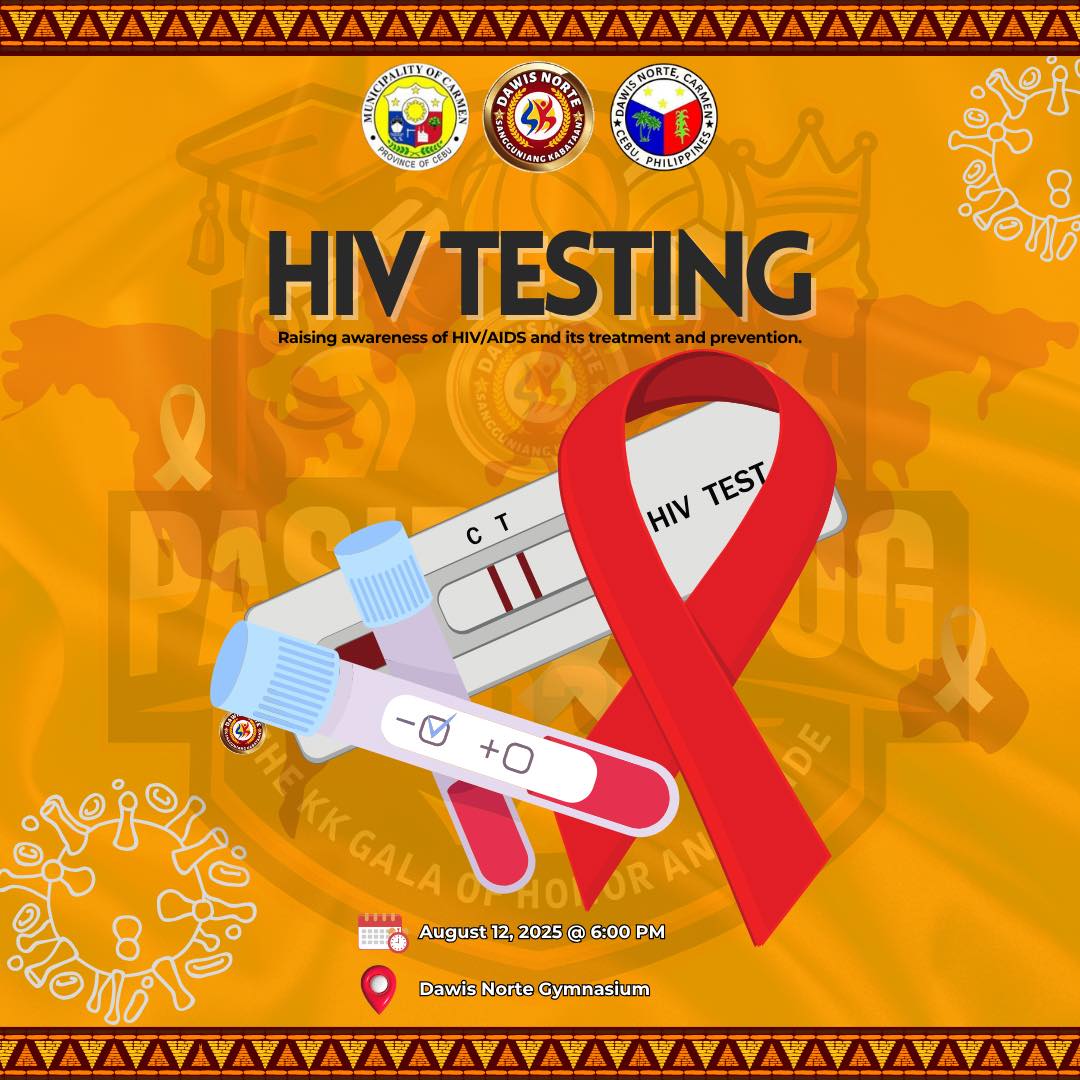 Sangguniang - 𝗚𝗘𝗧 𝗧𝗘𝗦𝗧𝗘𝗗 𝗡𝗢𝗪! 🩺 Free HIV Testing | August 12, 2025 📍 ...