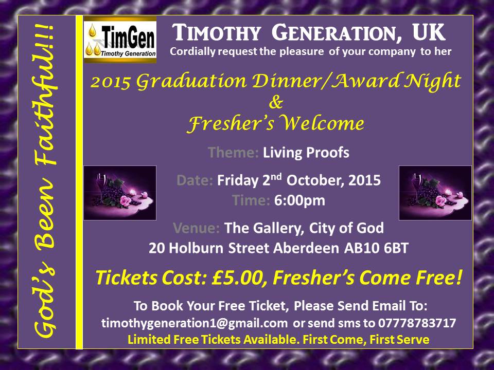 Timothy Generation - TimGen, UK