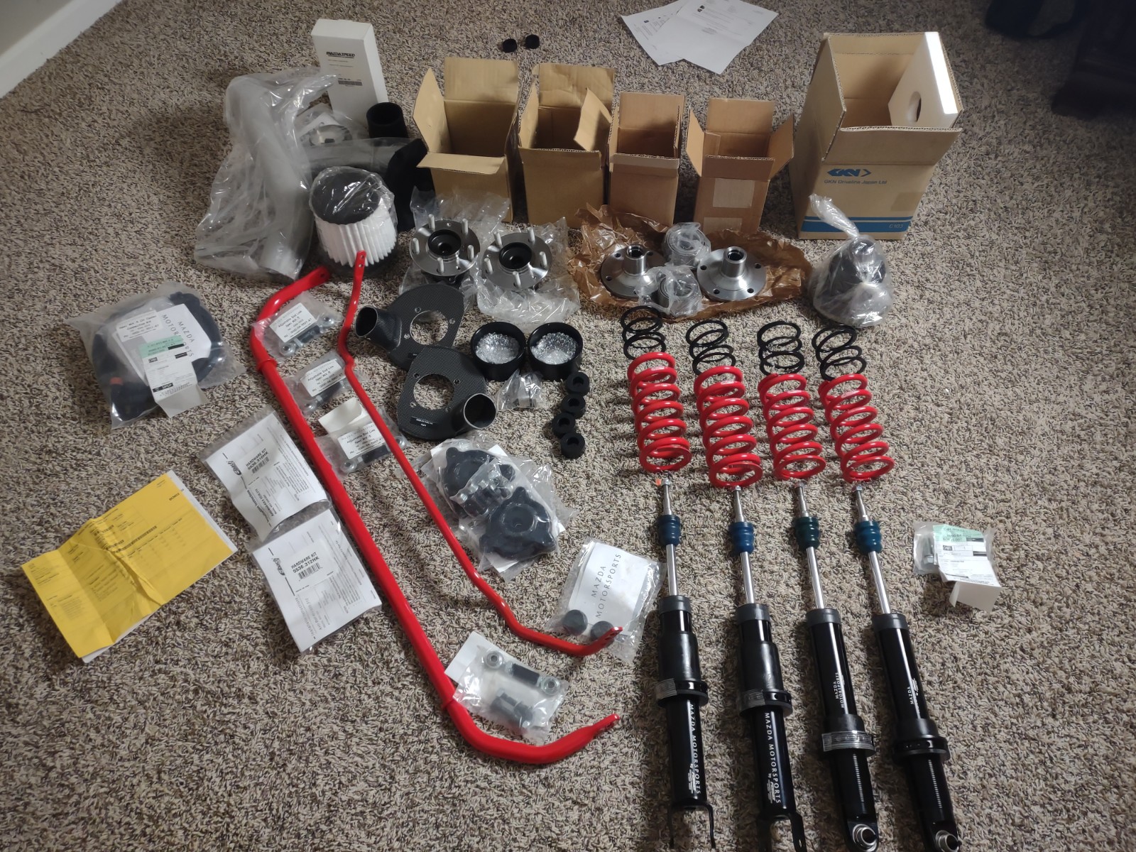 Mazda Motorsports parts catalog with images needed