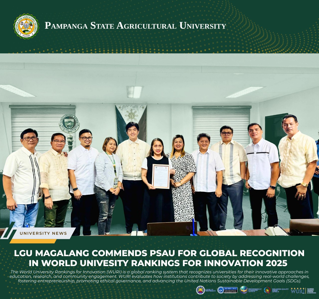 PSAU - Office of Public Affairs and International Linkages | Magalang