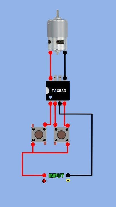 How its makes | a simple DC motor direction control circuit using a ...