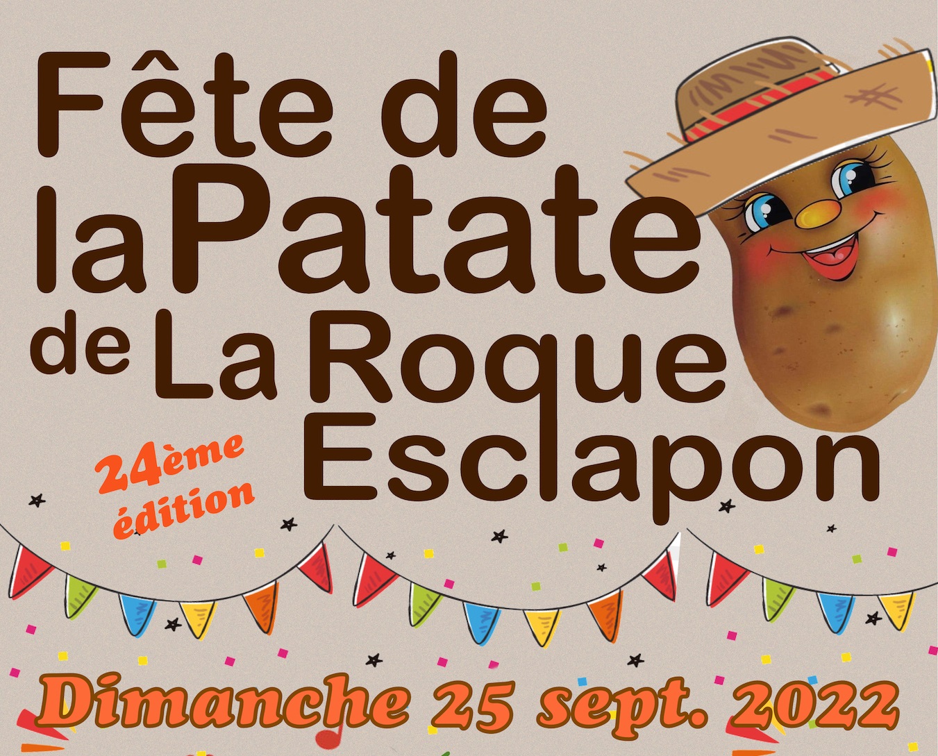 Fête De La Patate 2022 La Roque Esclapon