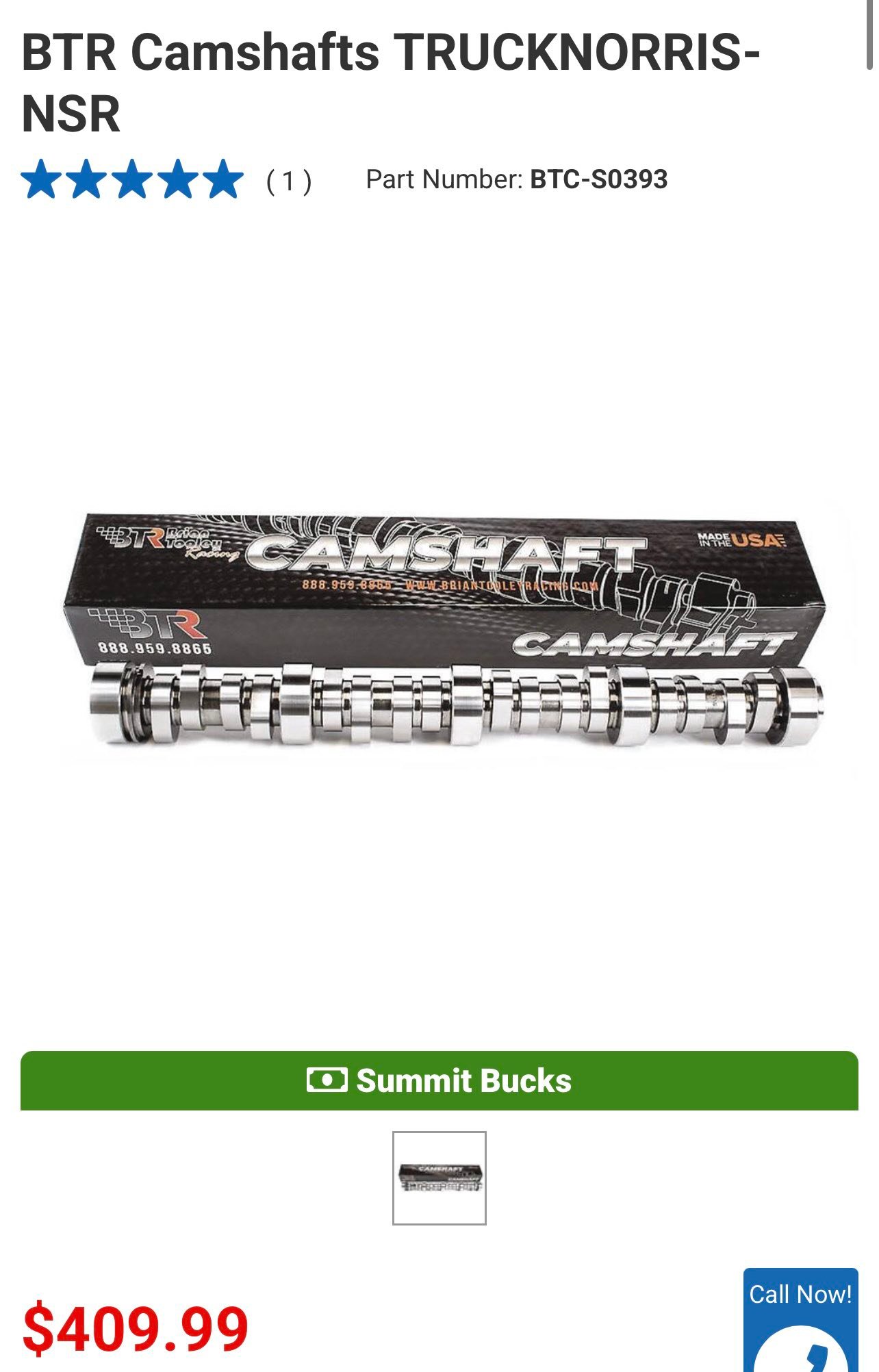 Stage 3 HP Camshaft Install Kit for 1987-1995 Chevrolet TBI 350 5.7 443