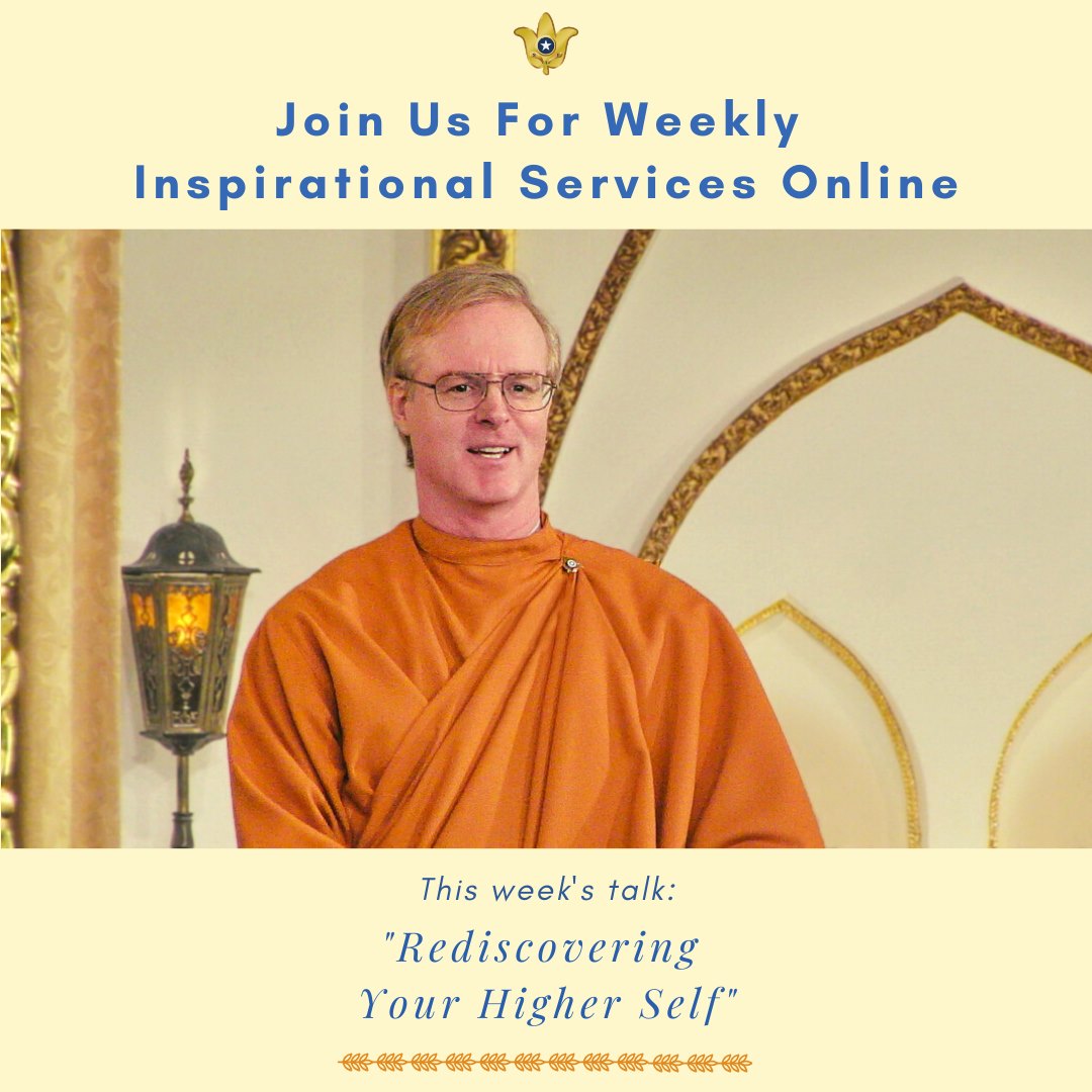 Self-Realization Fellowship - Join us for this week’s online ...
