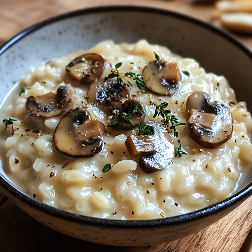 Ta - Risotto Crémeux aux Champignons (Onctueux et savoureux) 🕒 Temps ...