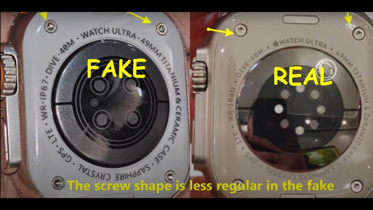 Beware of fake apple watch ultra on marketplace