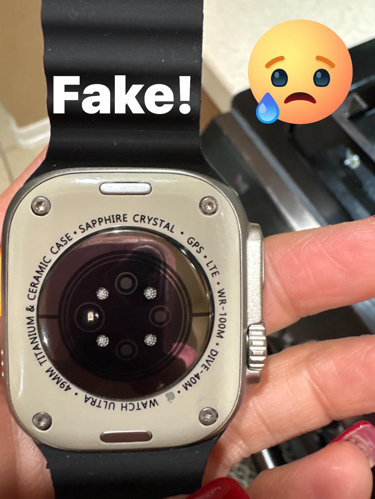Beware of fake apple watch ultra on marketplace