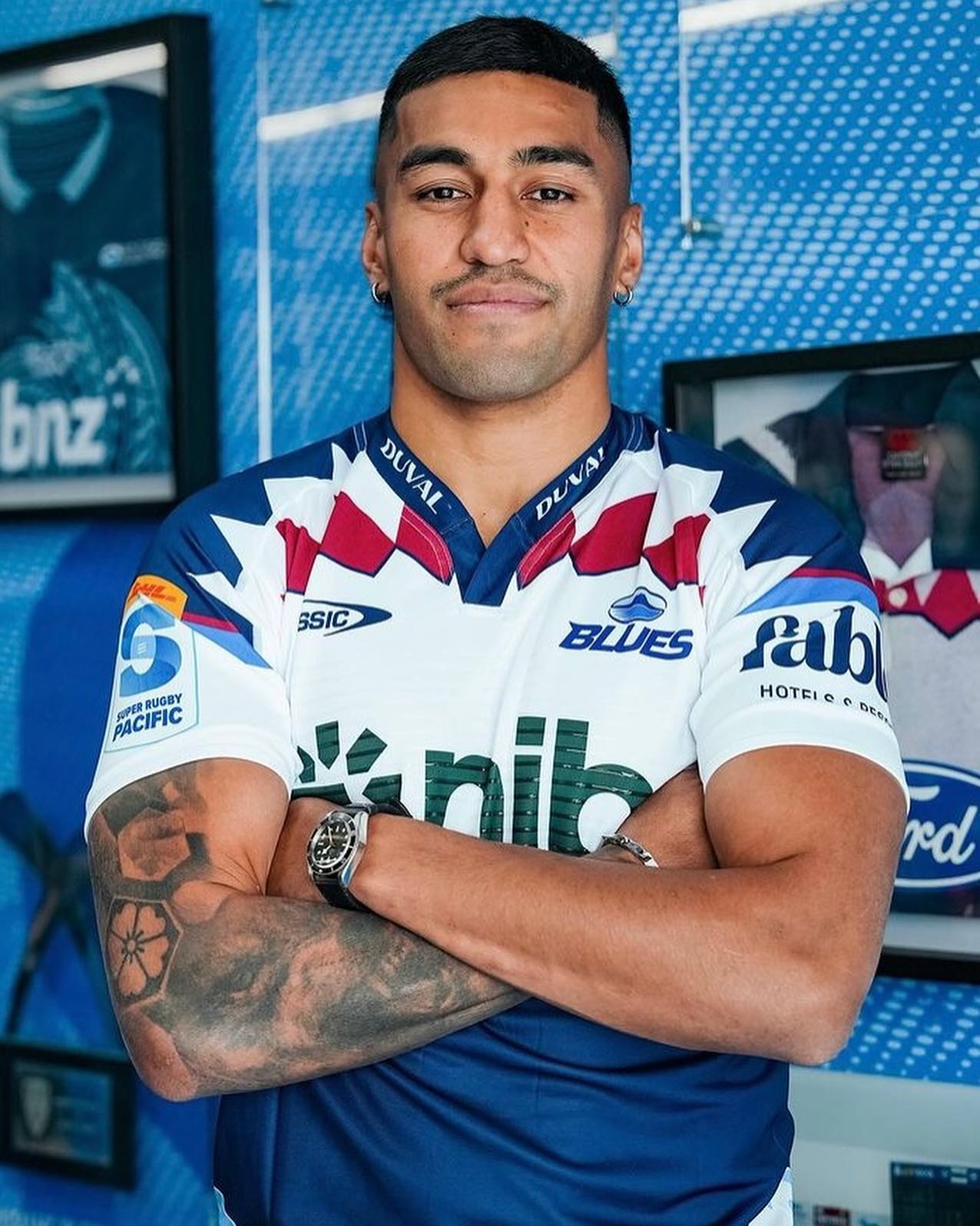 The Blues unveil a 1997 inspired jersey ahead of 2024 Super Rugby