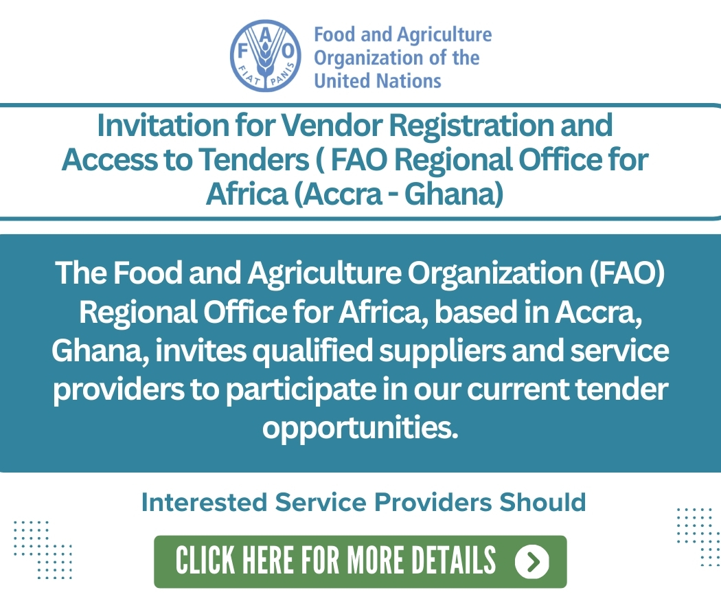 Daily - Invitation for Vendor Registration and Access to Tenders (FAO ...