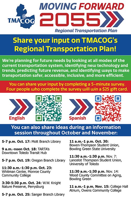 Share your input on TMACOG's Regional... - City of Perrysburg