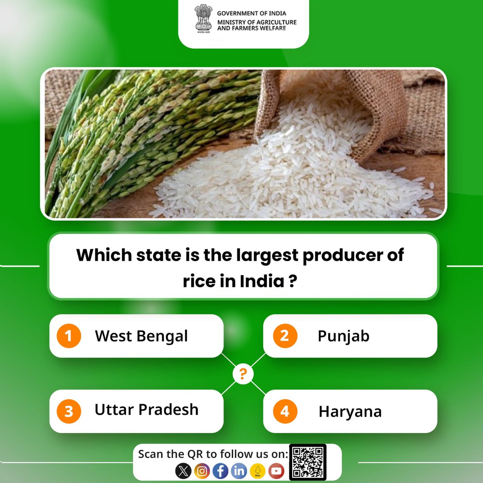 Take part in the agriculture quiz and test your knowledge! . Which ...