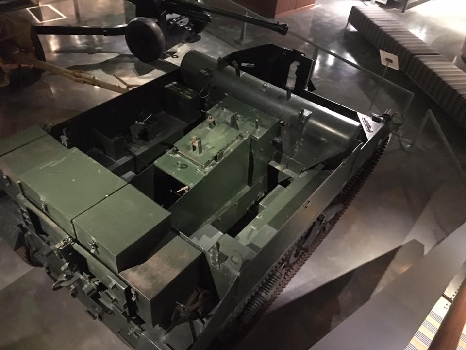 Australian Infantry Museum - A photo of inside the Bren Gun carrier ...