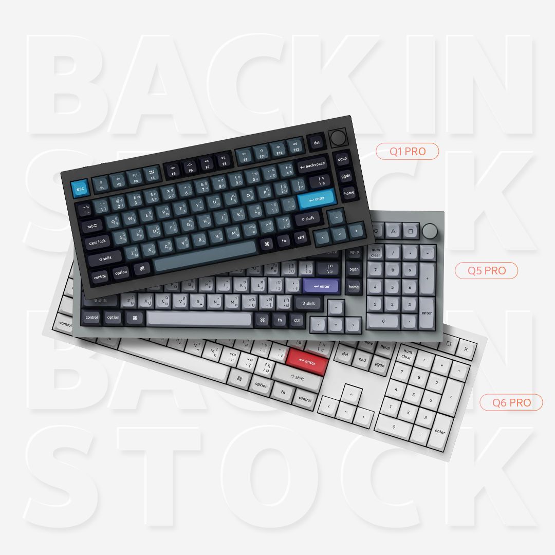 [BACK IN STOCK]💥⌨ เดอะแก๊งค์ QPRO... - Keychron Thailand