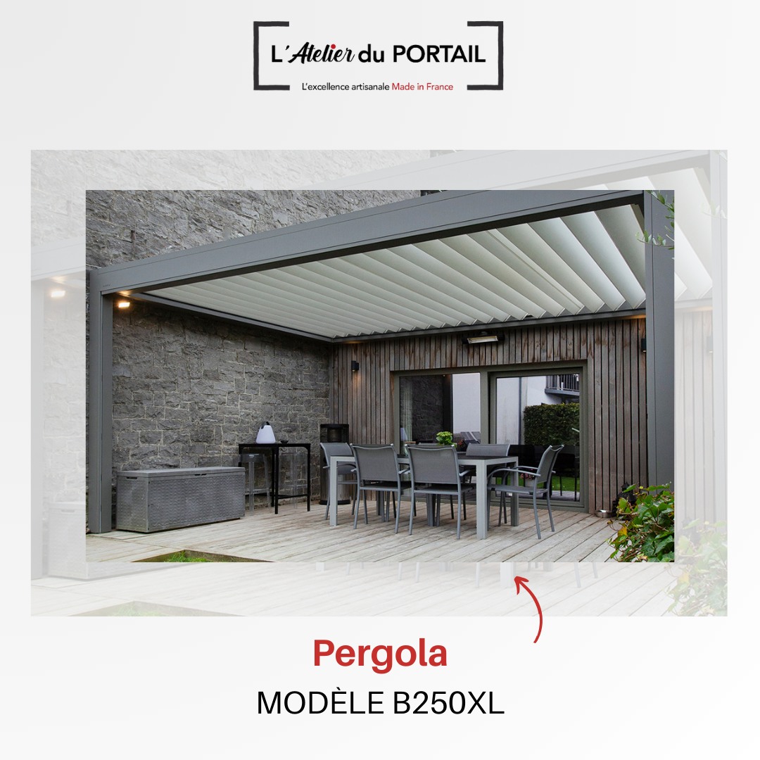L'Atelier - Découvrez notre gamme de pergolas ! Cette pergola attenante ...