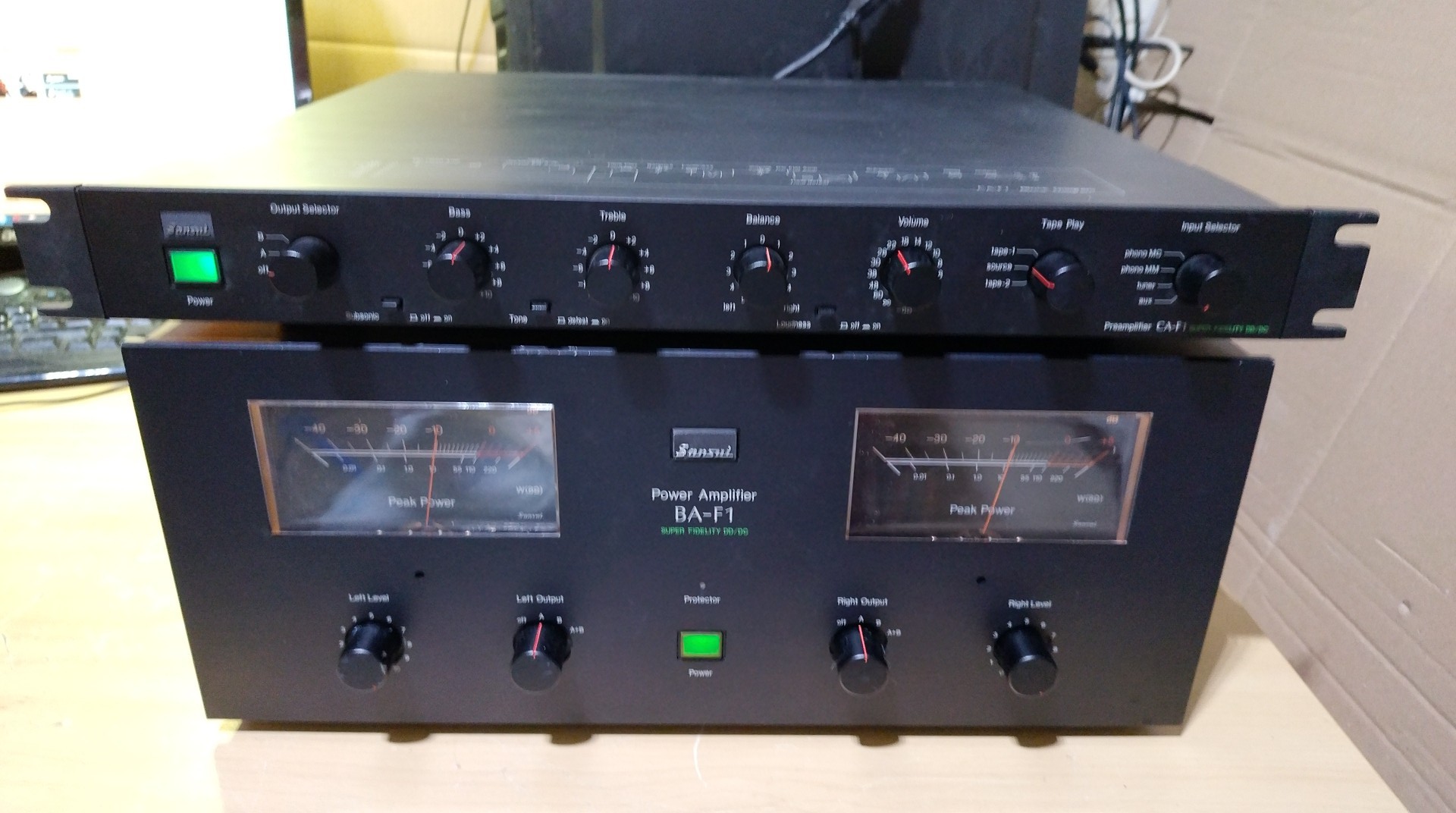 希少】Sansui CA-F1 プリアンプ ヴィンテージ 希少】Sansui CA-F1