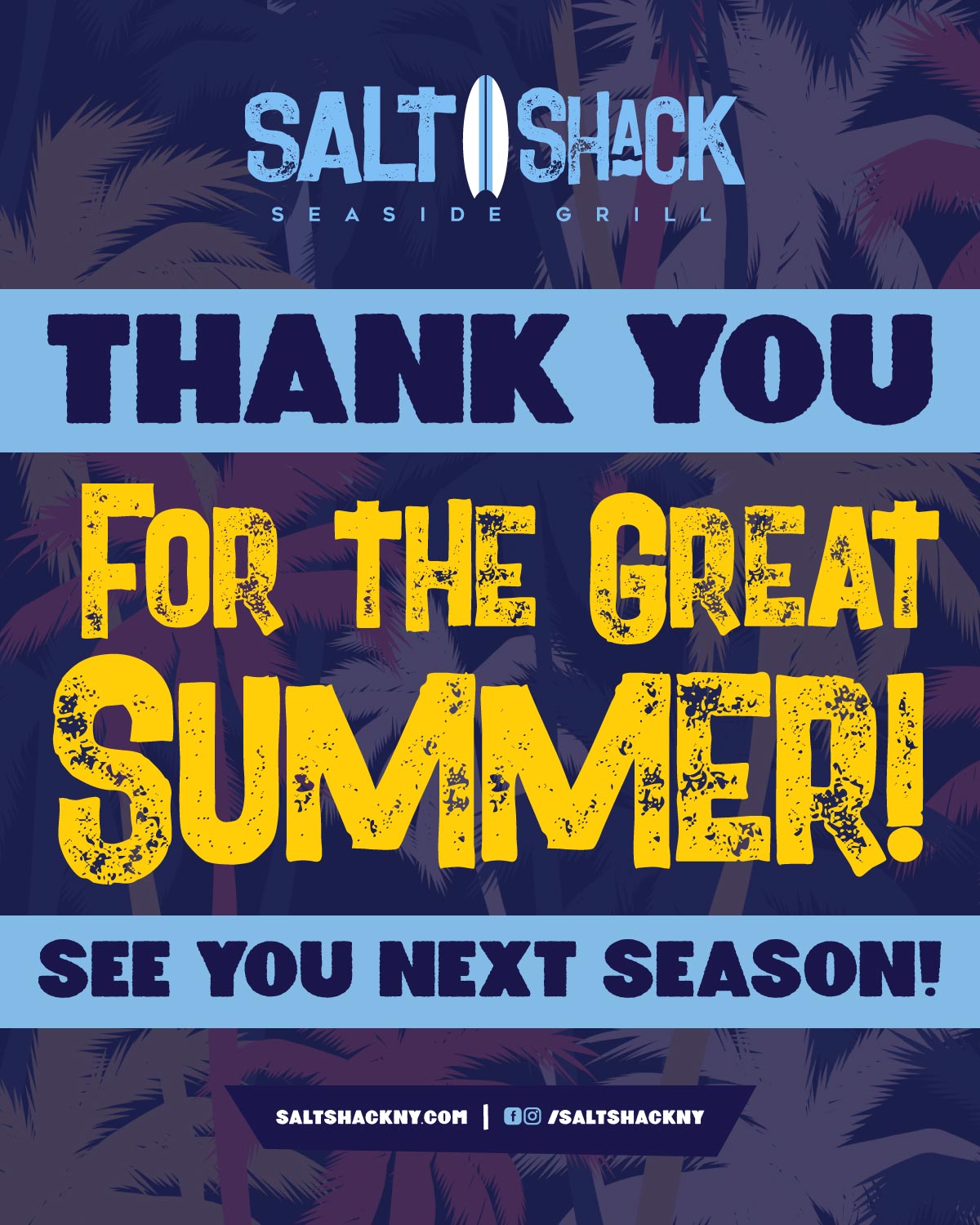 Salt Shack NY - Thank you all for a great summer! Can’t... | Facebook