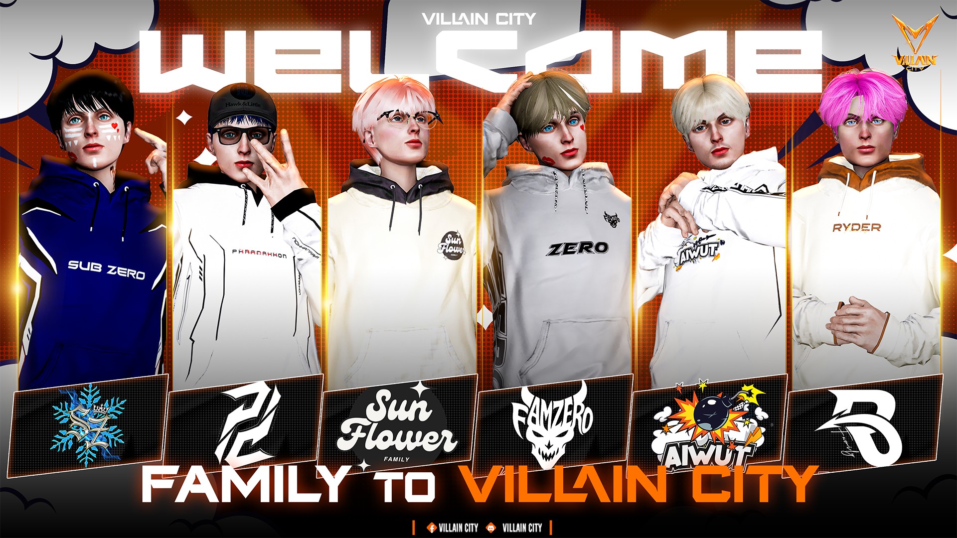 Villain - 👑🧡Welcome Family 🧡👑 ยินดีต้อนรับสู่เมือง Villain CITY SUBZERO ...