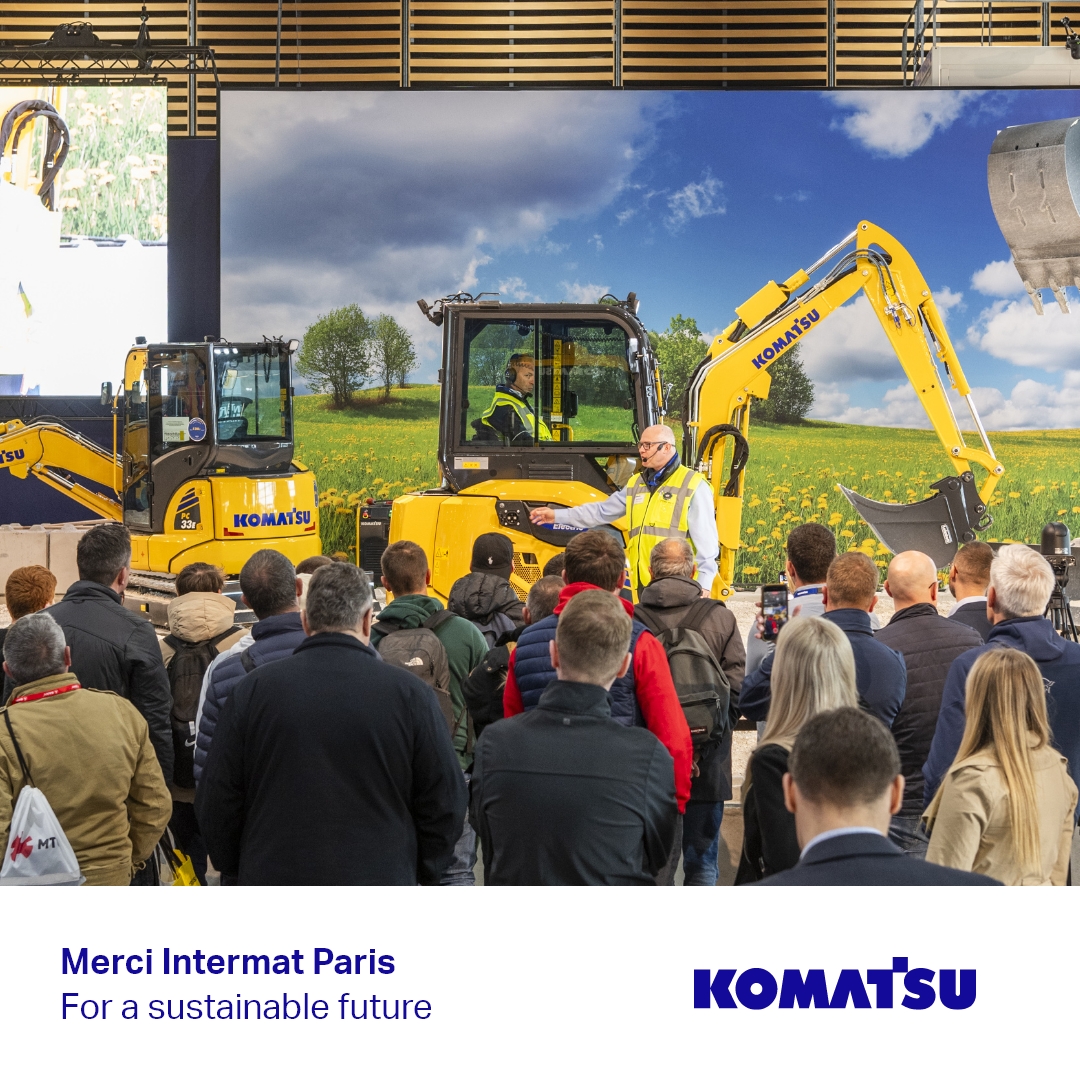 Komatsu - Time to say farewell to Intermat 2024 and Paris,...