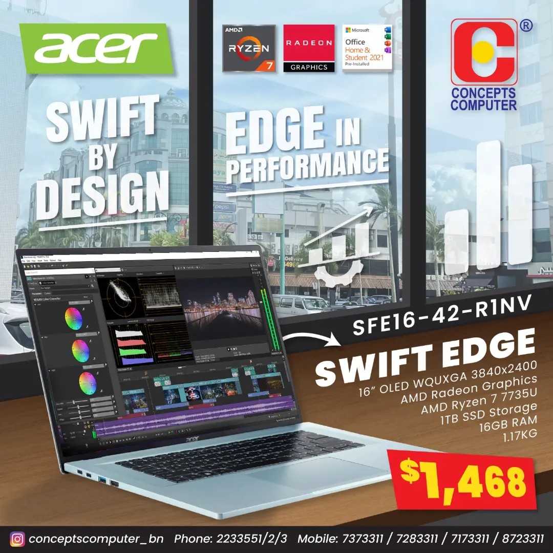 Meet the Acer Swift Edge SFE16-42-R1NV... - CONCEPTS COMPUTER