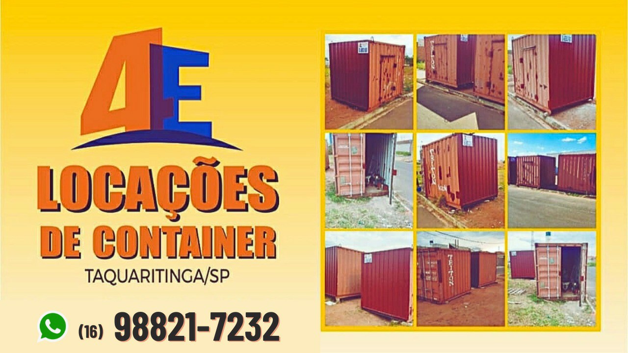 4E Locação de Containers | Taquaritinga SP