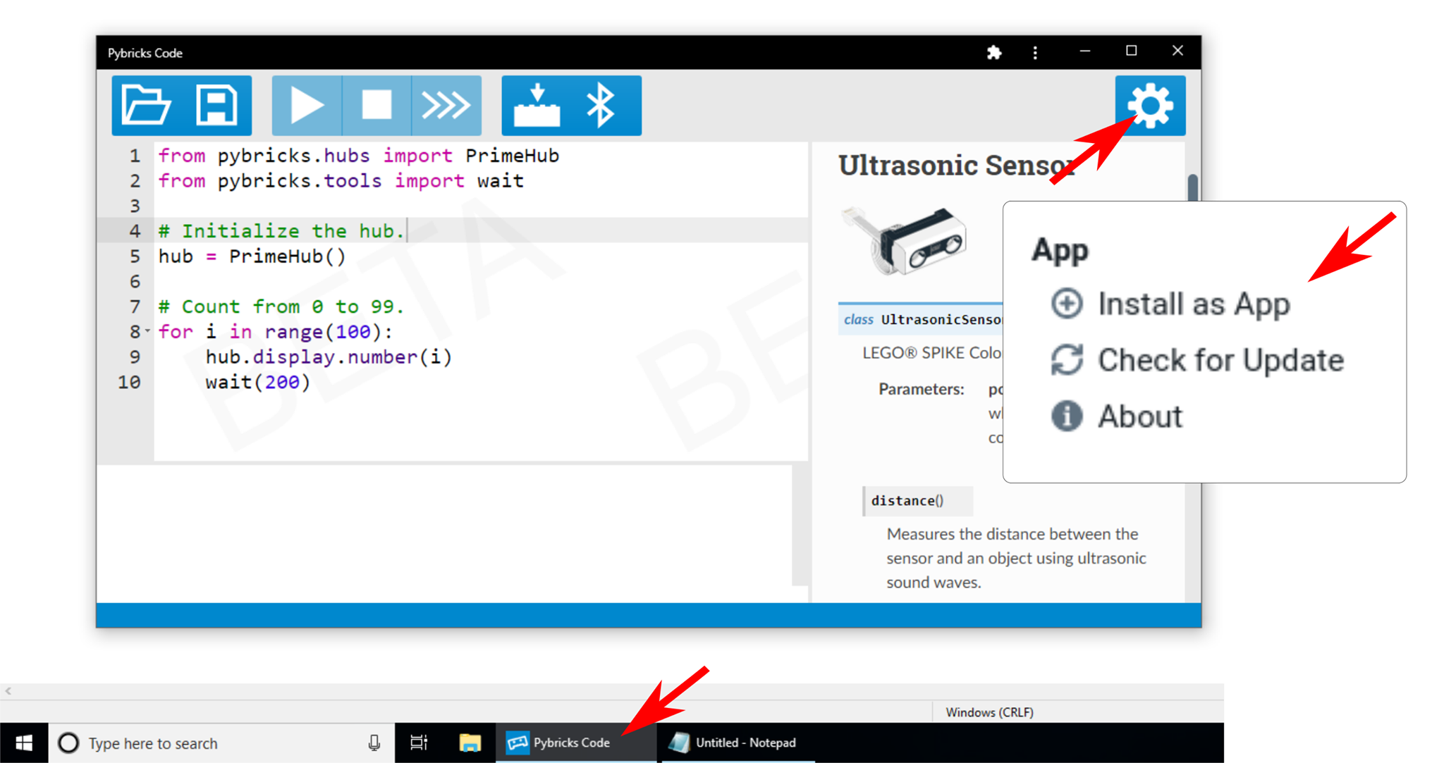 Pybricks - Do you prefer to code offline? Now you can... | Facebook
