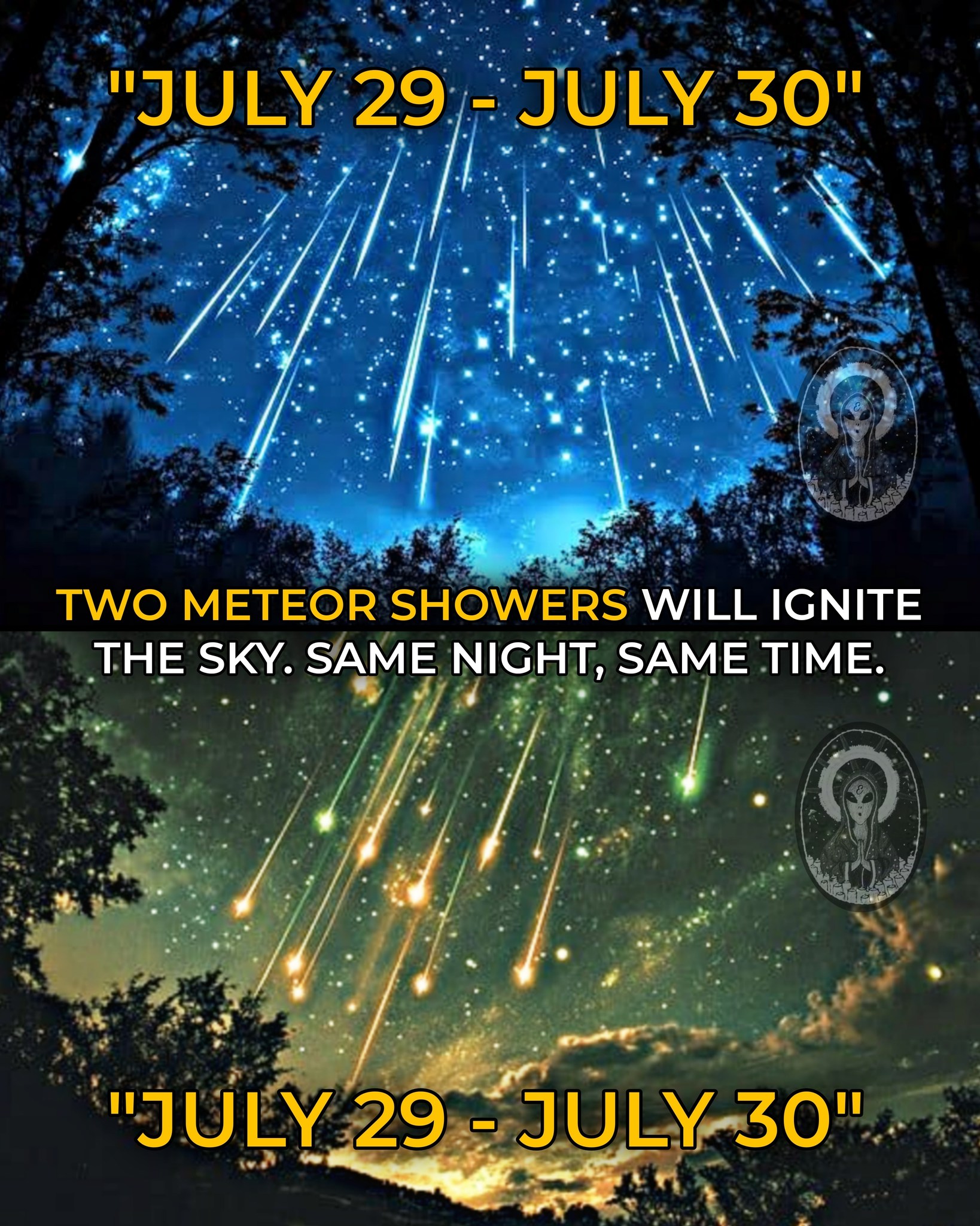 Ekstra - Two meteor showers will converge in one sky. 
