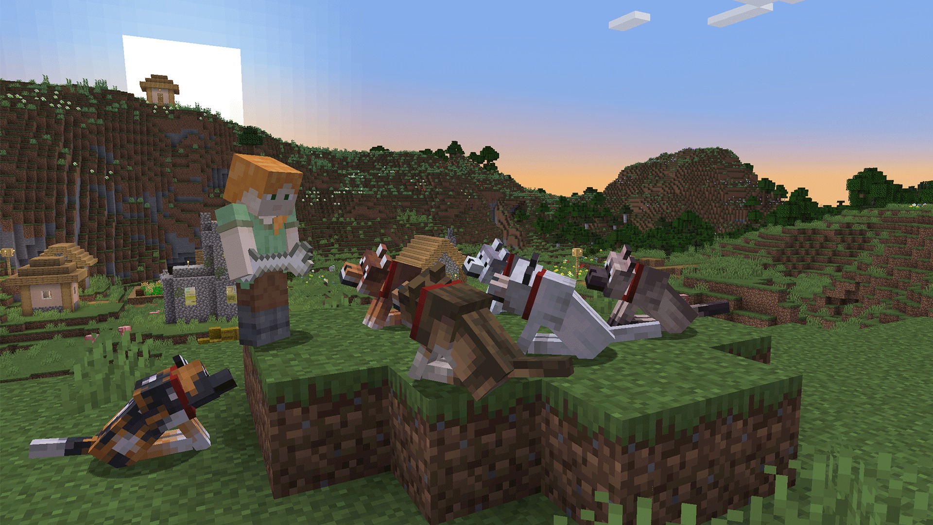 Minecraft - Meet the new wolf pack! 🐺 8 new wolf variations that live ...