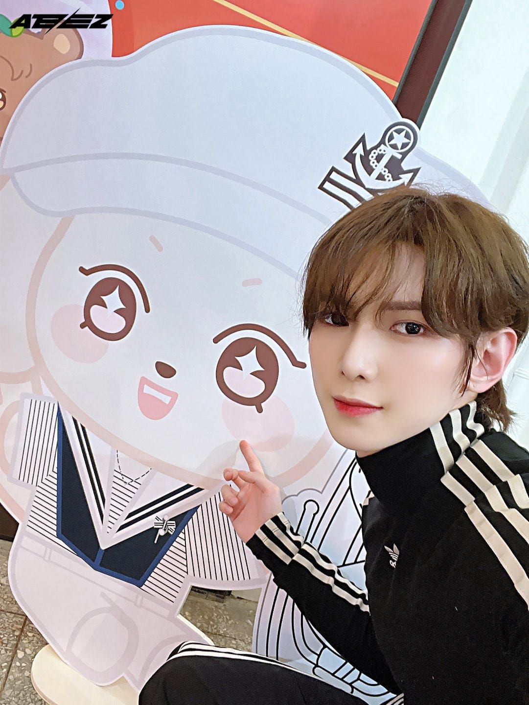 ATEEZ x Aniteez has sent you a gift🎁🤍 #도베르만_YS #강여상 #여상