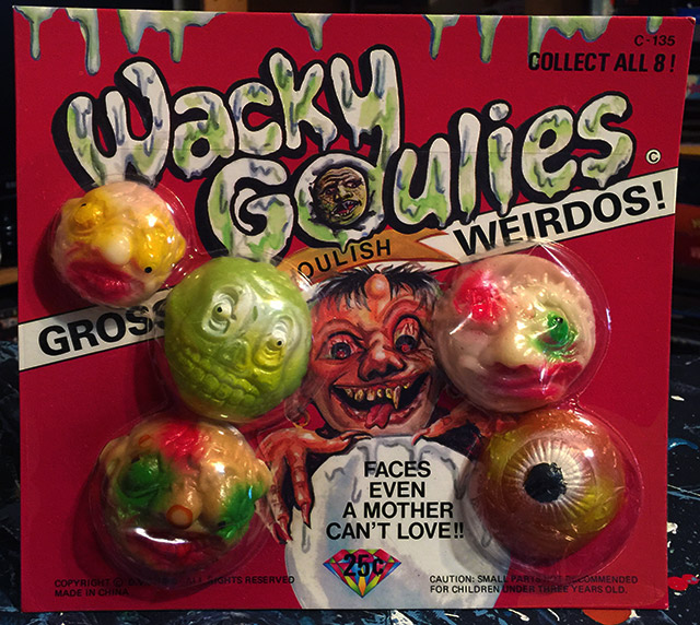 WACKY GOULIES VENDING CARD (1986) 💀