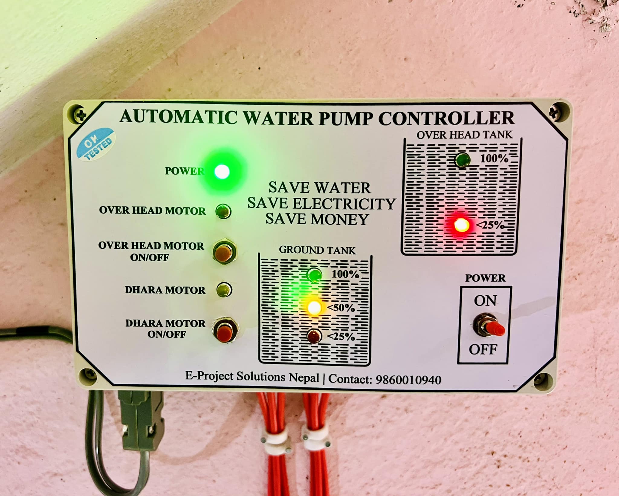 Automatic Water Pump Controller | Kathmandu