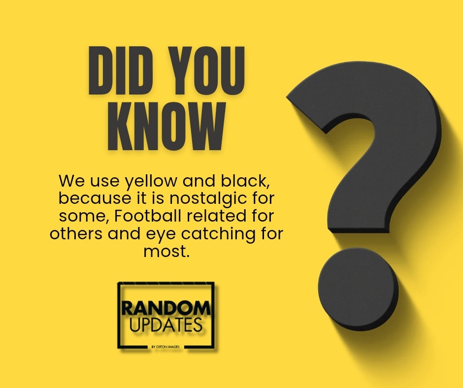 The reason for Yellow and Black, being... - Random Updates UK | Facebook