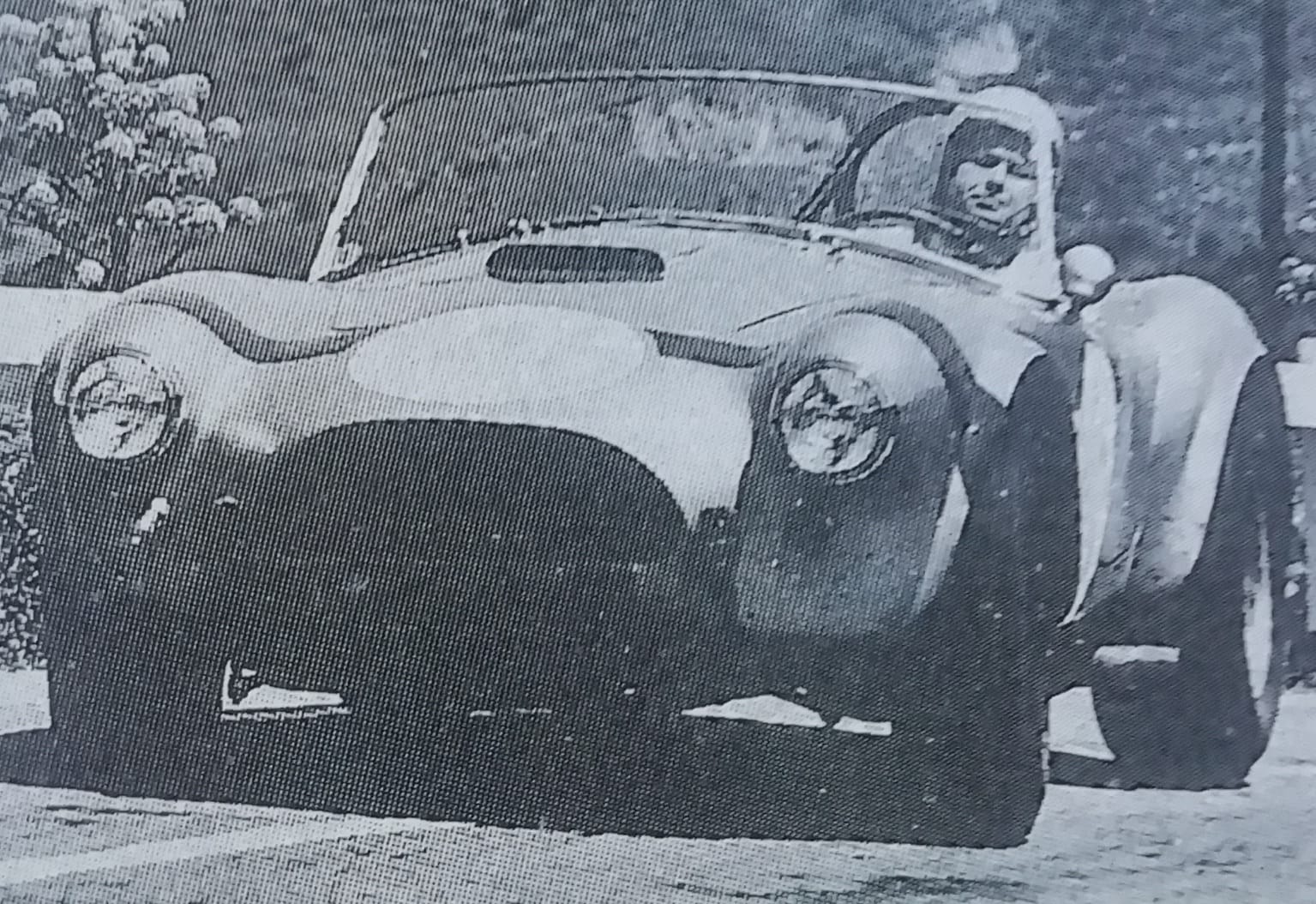 Dan Gurney and Jerry Grant's FIA Shelby Cobra at the 1964 Targa Florio