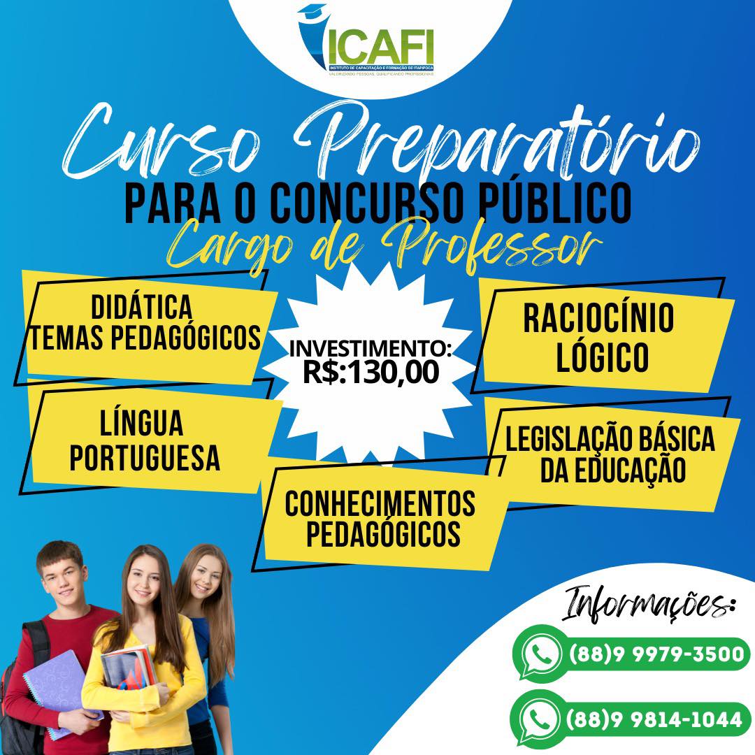 ICAFI - Instituto de Capacitação e Formação de Itapipoca | Itapipoca CE