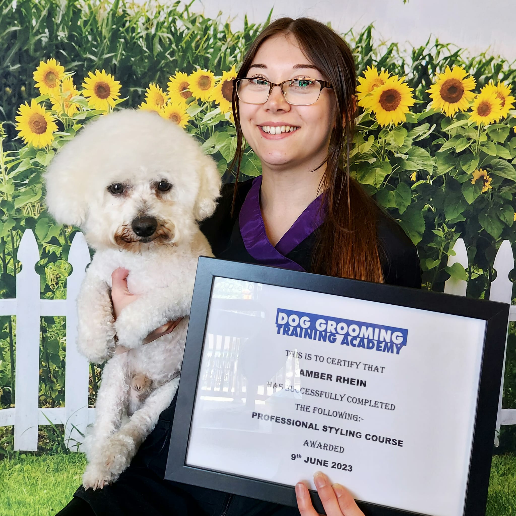 Photo inspiration: Picture Idea: Congratulations To The Dog Grooming Training Academy