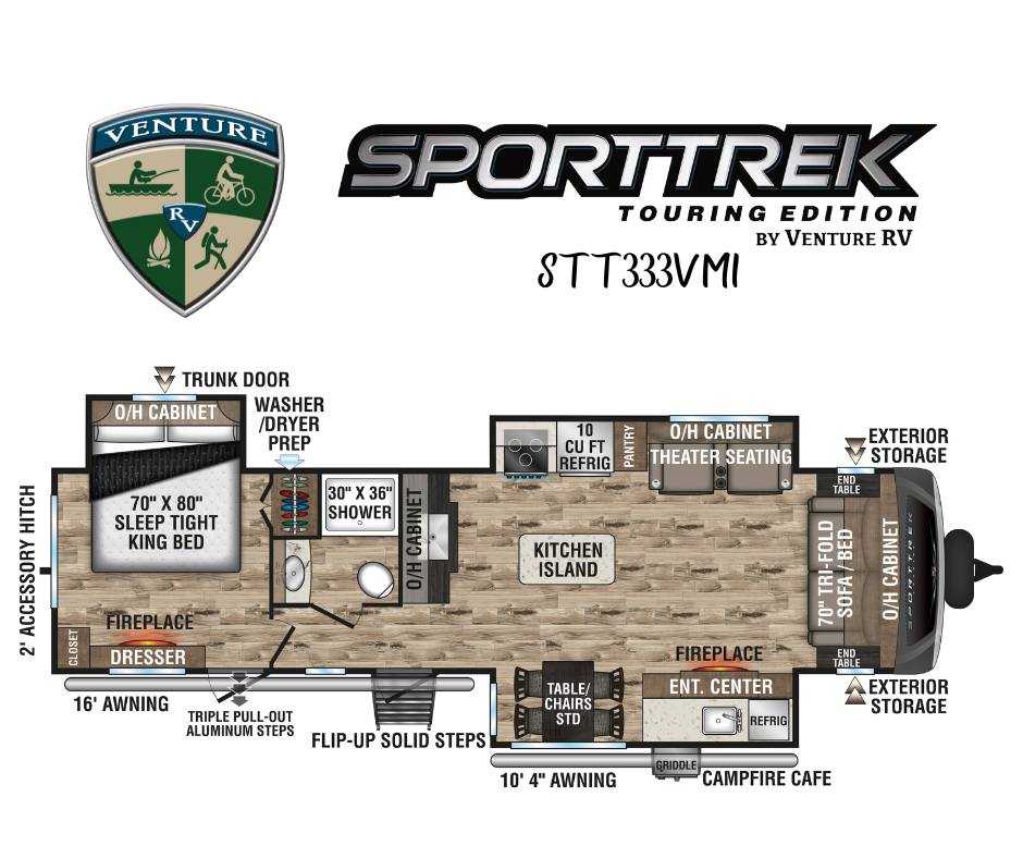 Venture RV - The Sporttrek Touring STT333VMI, (just like...
