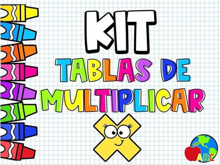 Mundo ABC - Kit tablas de multiplicar y llévate de...