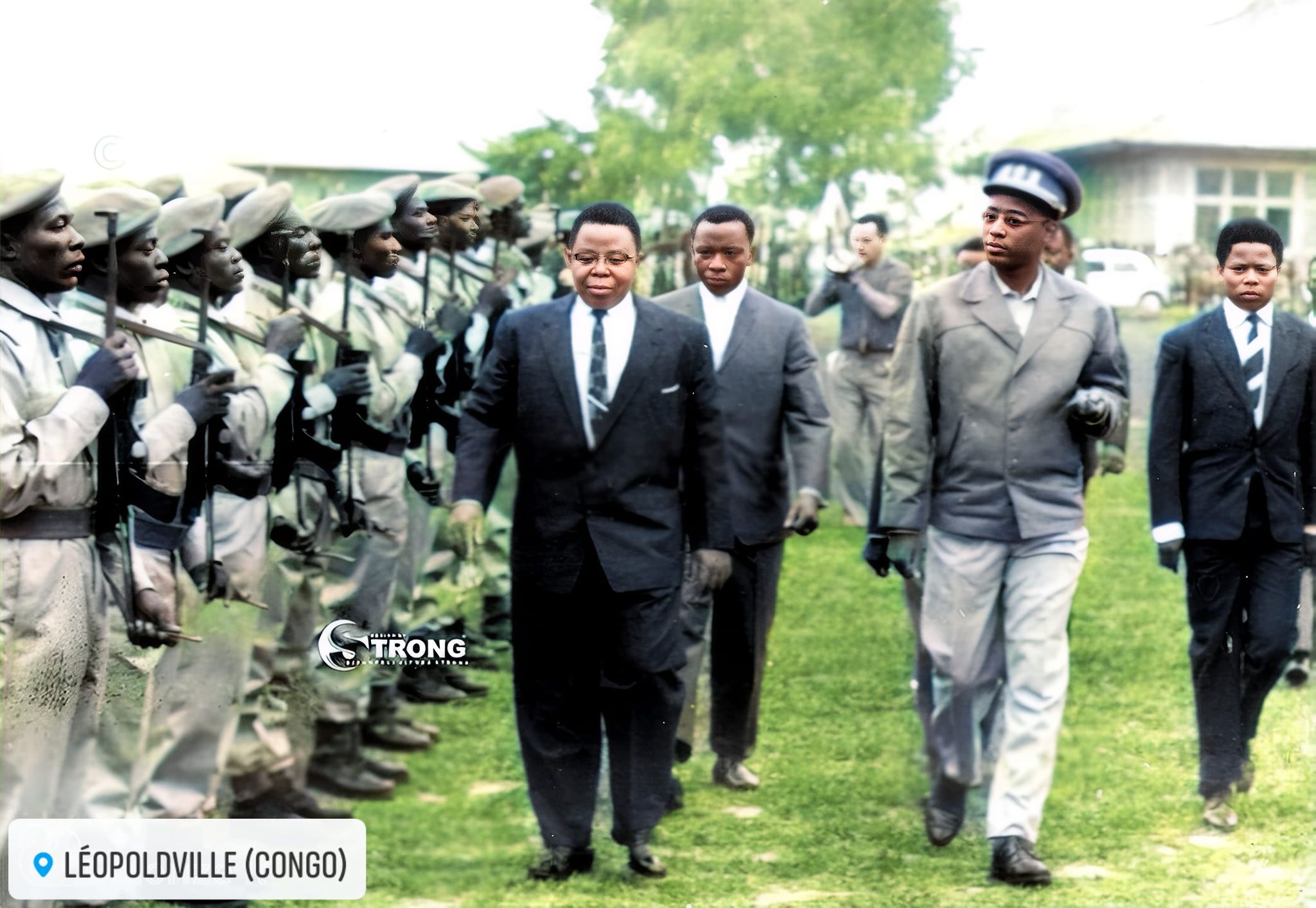 Strong - Une photo prise le 29 Juin 1961 à Léopoldville, montrant le ...