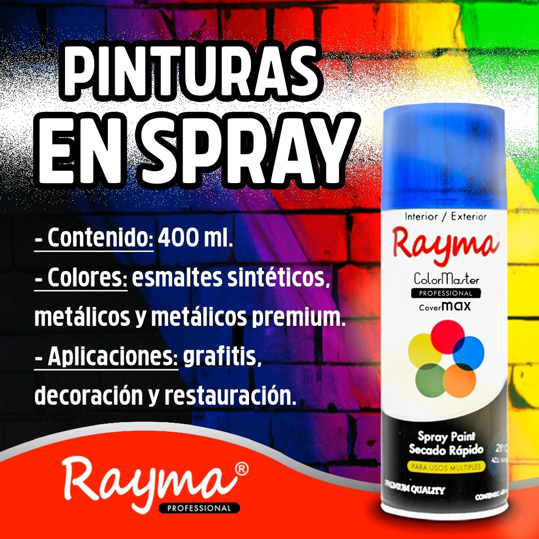 Rayma SAC - ¿Ya has probado nuestras pinturas en spray? 🔴... | Facebook