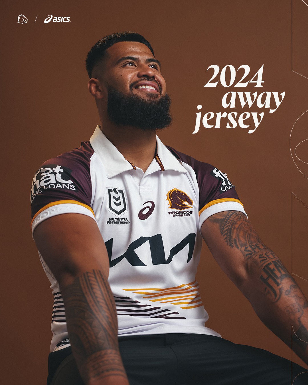 ASICS Brisbane Broncos ポロシャツ アシックス　レア The collar is 𝐨𝐟𝐟𝐢𝐜𝐢𝐚𝐥𝐥𝐲 back 🔥 Introducing our 2024
