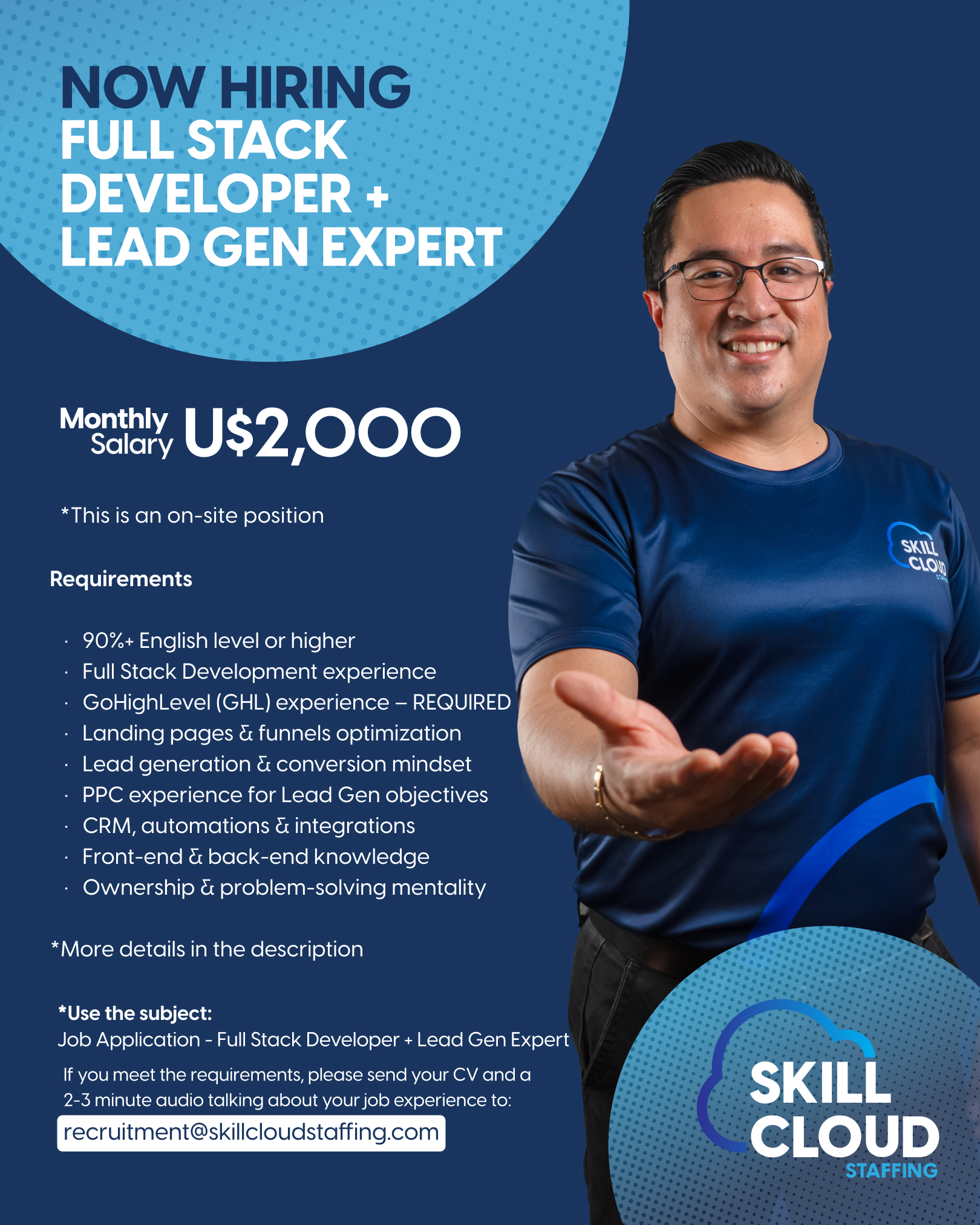 Now Hiring – Full Stack Developer +... - Skill Cloud Staffing | Facebook