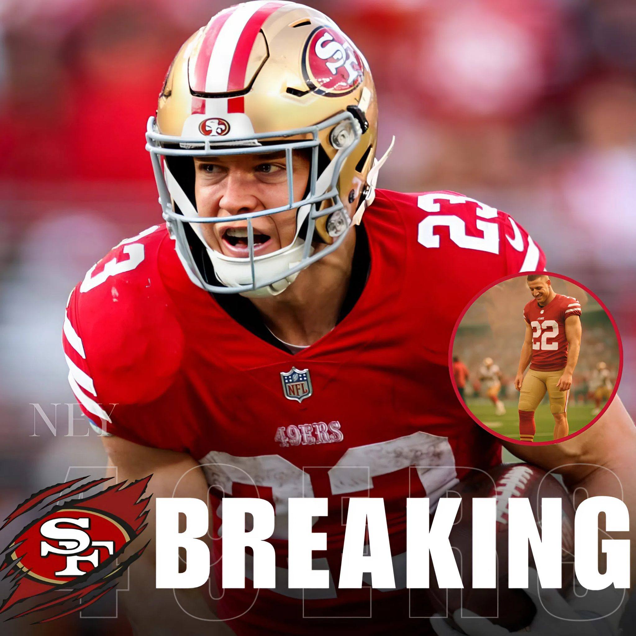 BREAKING NEWS: Christian McCaffrey... - Red and Gold Pride | Facebook
